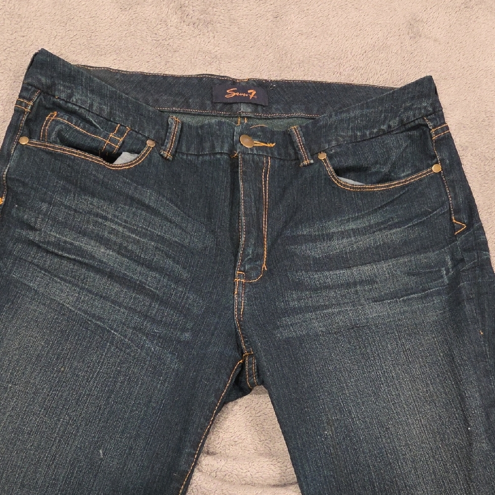 7 For All Mankind Men's Dark Denim Slim Jeans